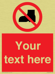 Custom No outdoor footwear